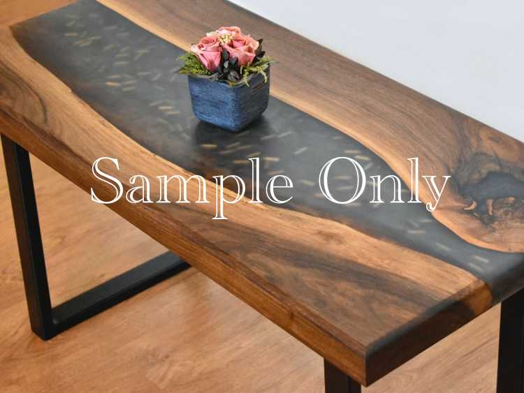 Handmade wooden table